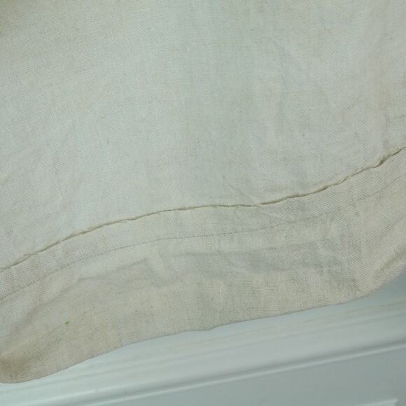 Embroidered Lace Kimono Topper Shabby Chic Artsy Romantic Linen ? Boho Coastal - Picture 8 of 15